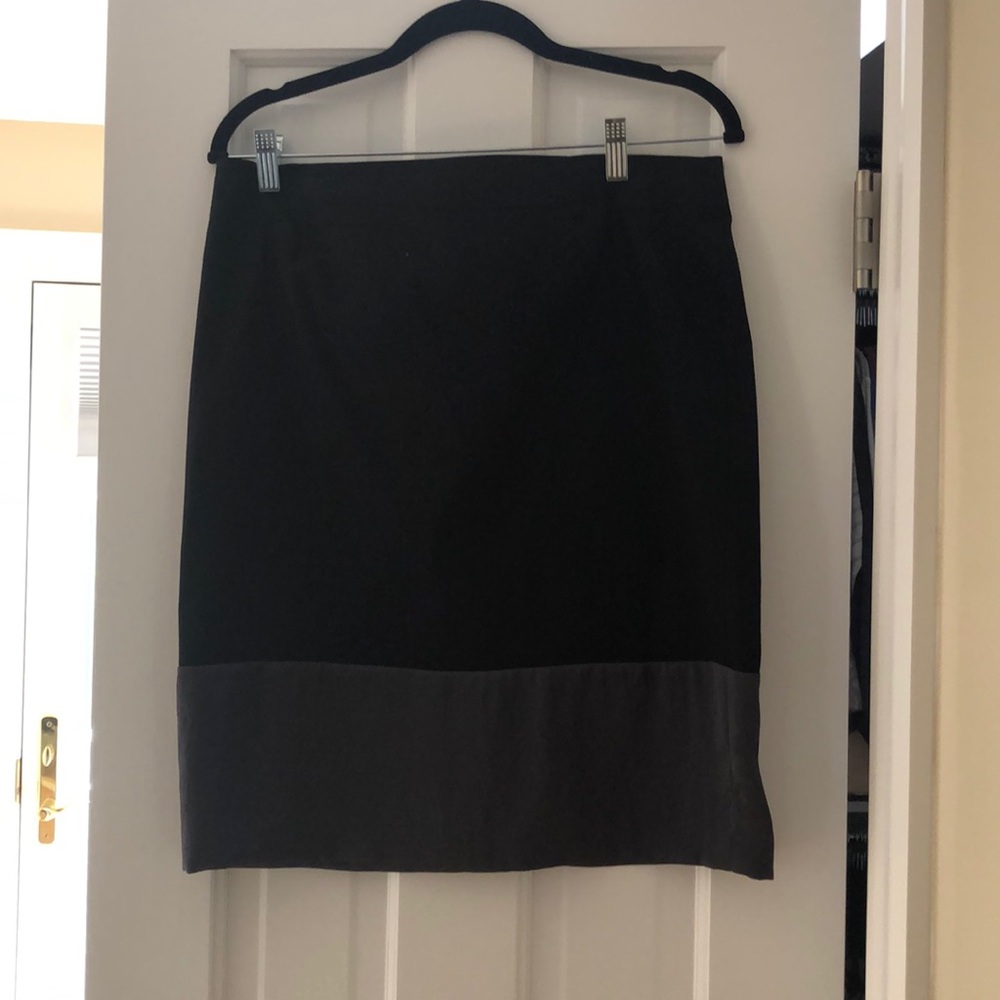 Black and Gray pencil skirt